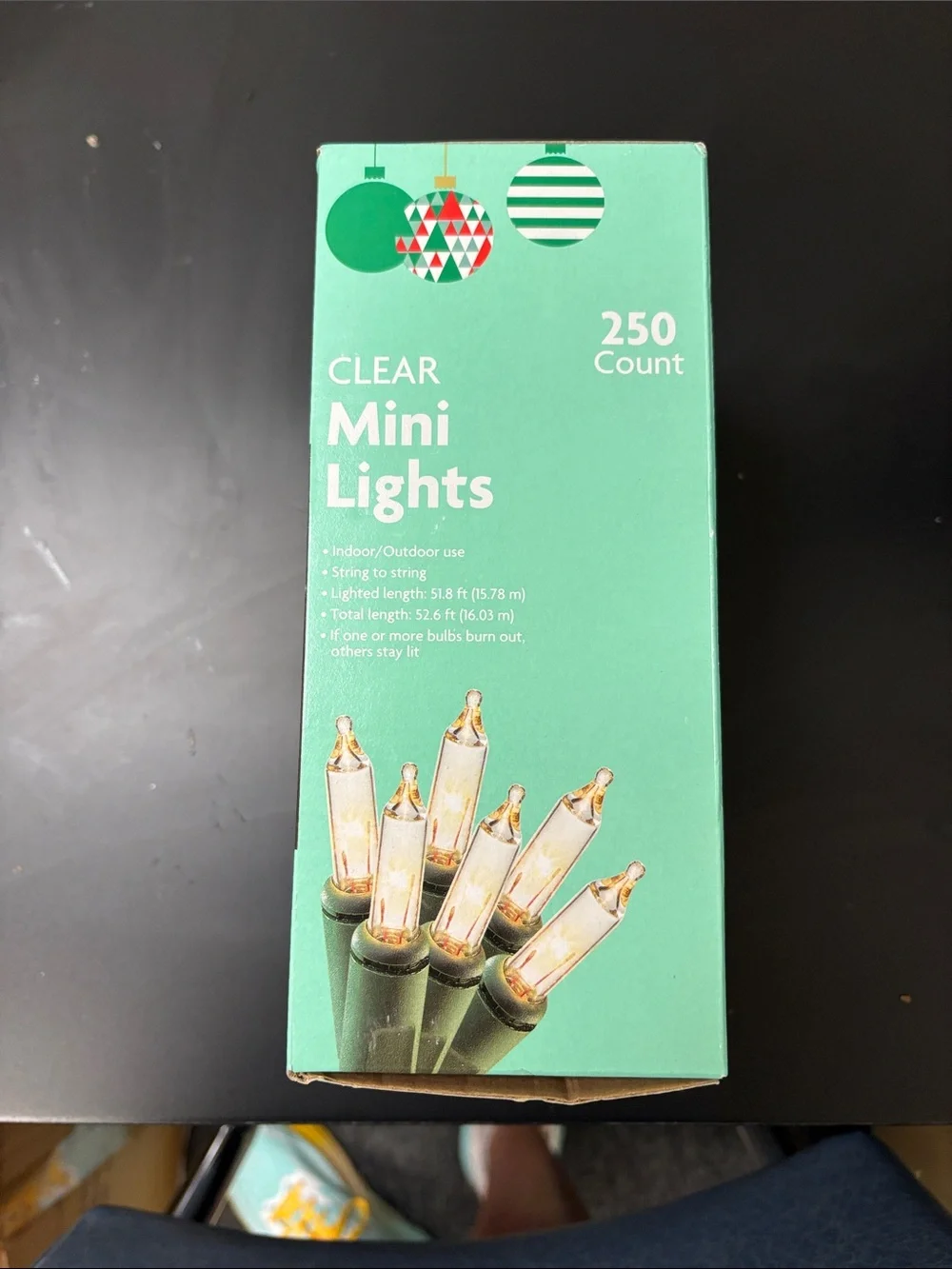 Clear, mini lights 250 count